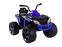 Детский электромобиль Квадроцикл Tilly T-7318 EVA BLUE, 2 мощных мотора, MP3