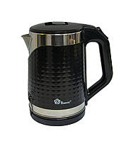 Чайник электрический Domotec MS-5027 черный, электрочайник емкостью на 2.2 л | електричний чайник (TS)