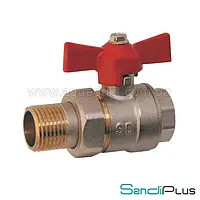 Кран з американкою прямий 1/2" (короткий) SD Plus