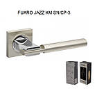 FUARO Ручка роздільна JAZZ KM SN/CP-3 матовий нікель/хром, фото 3