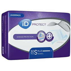 Одноразові пелюшки iD Expert Protect Plus S 40х60 см, 30 шт.