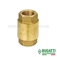 Зворотний клапан з латунним штоком Bugatti (Ду 15) 1/2"