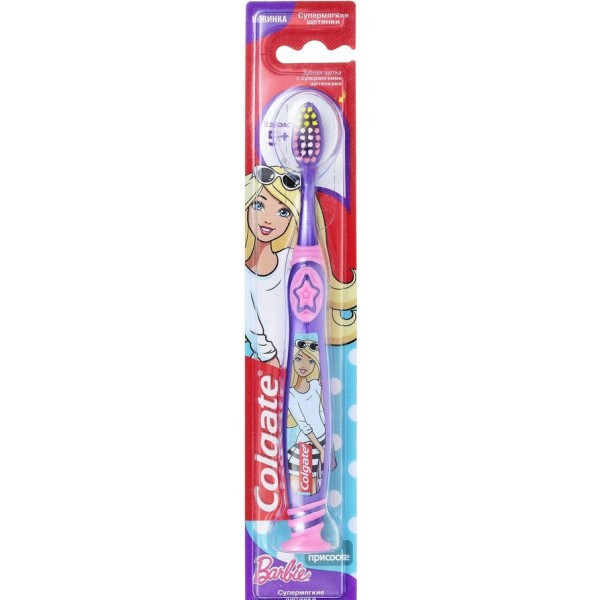 Зубна щітка Colgate Барбі — Супергерої для дітей від 5 років, 1 шт.