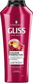 Шампунь GLISS KUR 400мл Color Perfector для фарбованого волосся