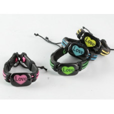 Шкіряний браслет чоловічої Любові, фото 1