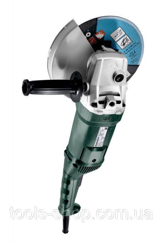 Кутова шліфувальна машина (болгарка) 230 мм Metabo W 2200-230 New, 2200 Вт, 6600 об/мин, диск 230 мм