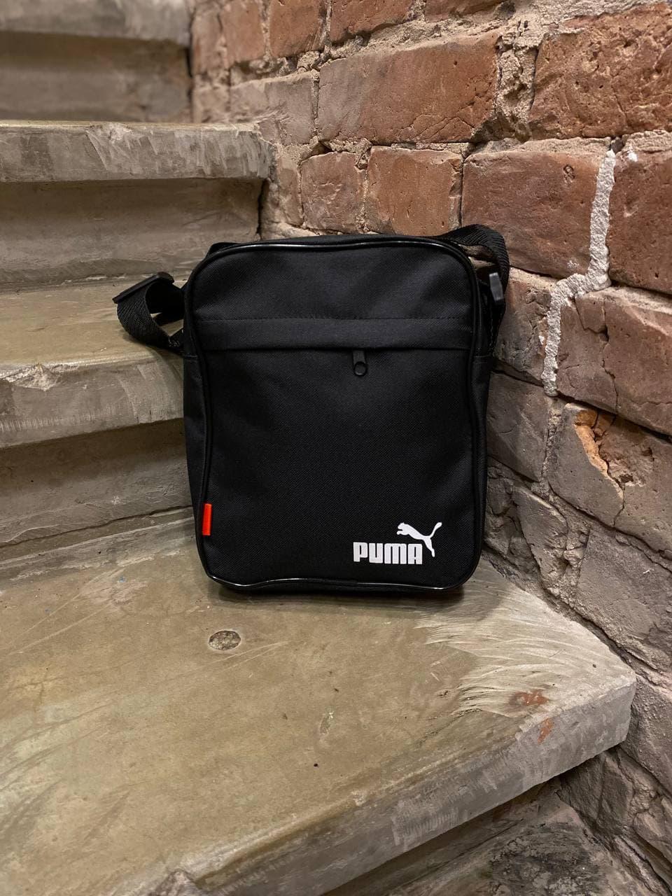 Барсетка Puma чорна чоловіча Сумка через плече пума Сумка Puma, фото 1