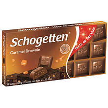 Молочний шоколад із карамеллю Schogetten Caramel Brownie, 100 г