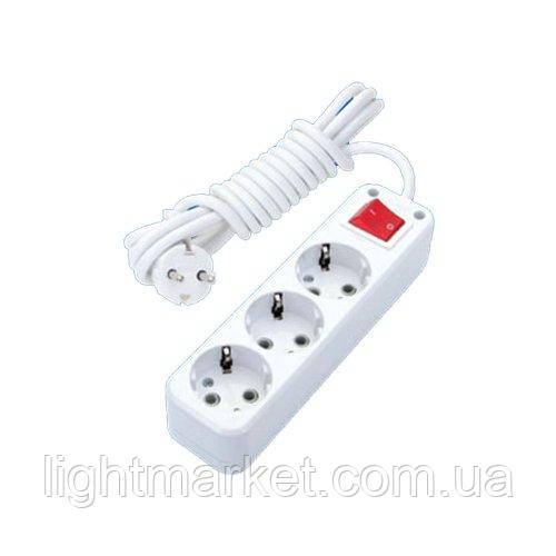 Удлинитель 3г с/з 5м + вкл ST 3034