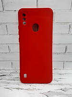 Чехол бампер накладка для ZTE Blade A51 противоударный red