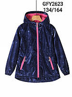 Куртки на флисовой подкладке для девочек в оптом, Glo-story, 134-164 рр. арт. GFY2623