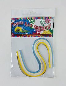 Папір для Квілінгу Літо 5 мм* 420 мм 100 смужок УП-59 18969Ф Рюкзачок Україна