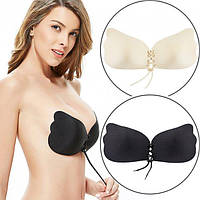 Силиконовый бюстгальтер невидимка Fly Bra Invisible Bra Флай Бра (бежевый)