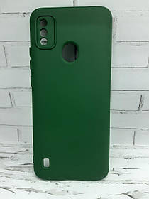 Чохол бампер накладка для ZTE Blade A51 протиударний зелений