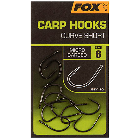 Крючки Fox Carp Hooks Curve Shank Short Size 6, фото 1