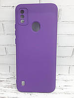 Чехол бампер накладка для ZTE Blade A51 противоударный фиолетовый