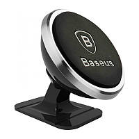 Магнитный автомобильный держатель для смартфона Baseus Car and Desk Holder SUGENT-NT0S (Серебристый)