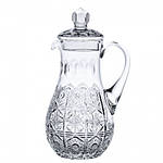 Глечик з кришкою кришталевий НЕМАН 1,2л 1100/18, артикул 6209