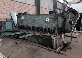 НА3222 Ножиці гільйотинні 16х3150мм з похилим ножем, гільйотина