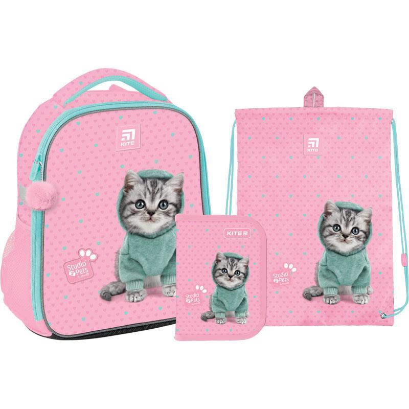 Набір рюкзак Kite + пенал + сумка для взуття SET_SP22-555S-1 Studio Pets-1