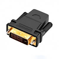 Переходник HDMI DVI D 24+1 Ugreen 20124 (Черный)