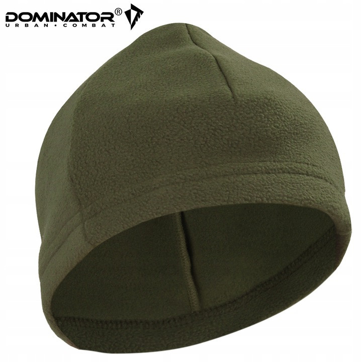 Тактична шапка військова зимова флісова оливкова Dominator Польща