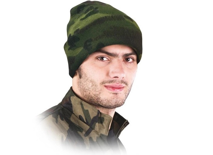 Тактична шапка військова зимова акрилова камуфляжна Allset Польща