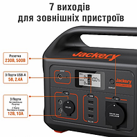 АКЦІЯ! Сонячна електростанція JACKERY 500 + панель SOLARSAGA 100W, 100 Ватт, Explorer 500