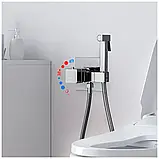 Гігієнічний душ GAPPO G7207-40 з термостатом, хром, фото 3