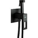 Гігієнічний душ GAPPO G7217-6, чорний, фото 2