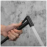 Гігієнічний душ GAPPO G7290-6 з термостатом та гачком, чорний, фото 3