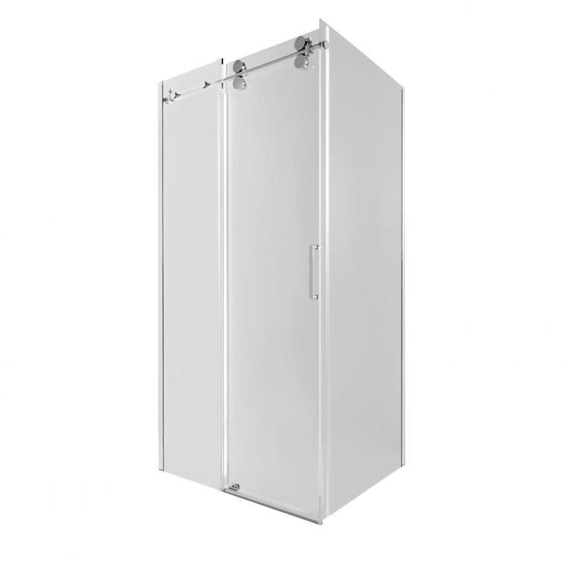 Душова кабіна Qtap Aries CRM1018RC8 100х80 см, скло Clear 8 мм без піддона, фото 1