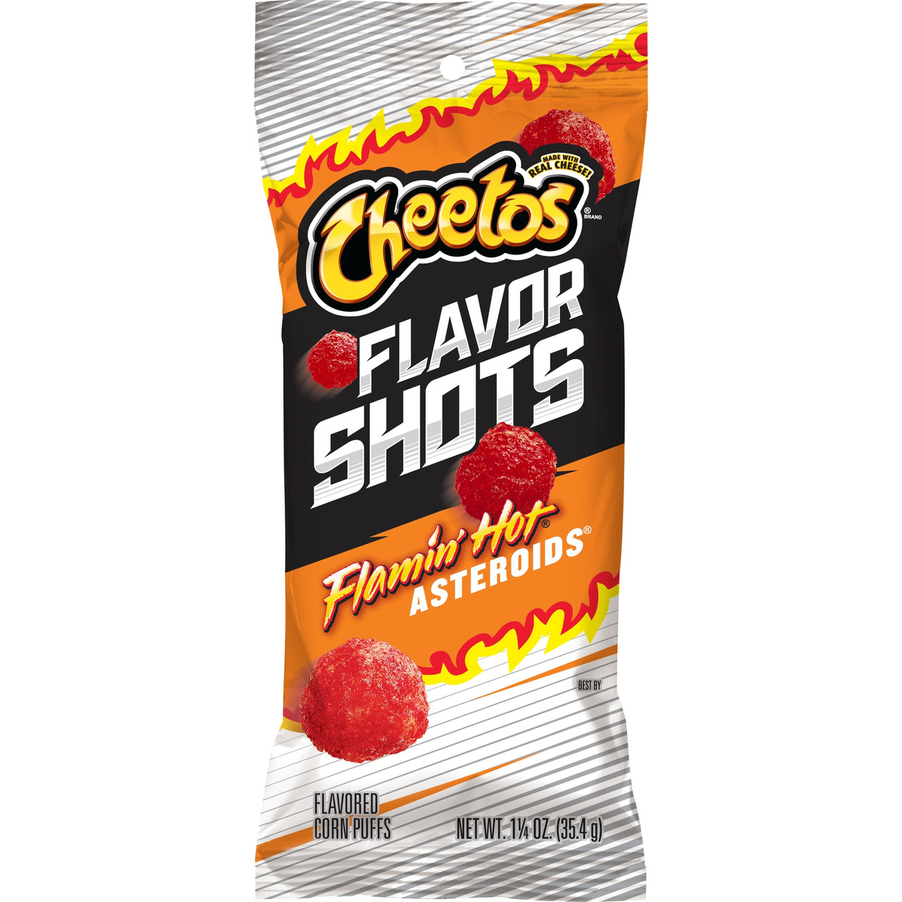 Снеки Cheetos Flavor Shots Flamin Hot Asteroids 35.4g