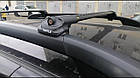 Поперечки на Volvo V50 (2004-2012) Turtle. На стандартні рейлінги. Чорні, фото 2