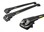 Поперечки на Volkswagen Golf 4 универсал (1996-2004) Turtle. На стандартні рейлінги. Чорні, фото 6