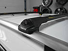 Поперечки на Renault Logan MCV универсал (2008-2013) Turtle. На стандартні рейлінги. Чорні, фото 3