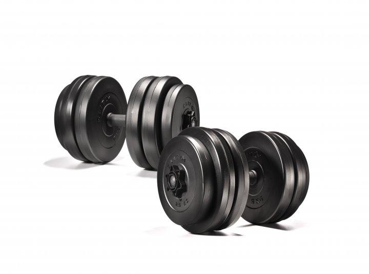 Гантелі композитні NEOS 2 х 26 кг розбірні для домашнього використання фітнесу, фото 1