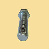 Болт М20х80 із шестигранною головкою повна різьба високоміцне оцинковане кріплення без гайки DIN933, фото 4