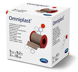 Пластир фіксуючий текстильний Omniplast 5см х 9.2м 1шт