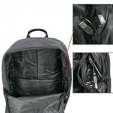 Міський рюкзак, що світиться з usb зарядкою "Spider Man" з кодовим замком, чорний, фото 2