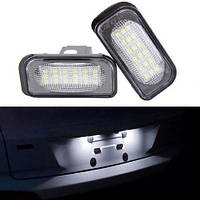 Светлодиодная Led подсветка номерного знака Mercedes Benz Мерседес C CLK Class W203 W209 C209