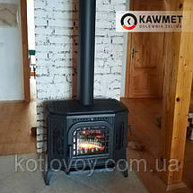 Камінна топка KAWMET P7 (10.5 kW) PB EKO дверці з правого боку, фото 5