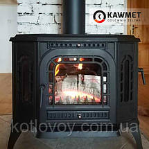 Камінна топка KAWMET P7 (10.5 kW) PB EKO дверці з правого боку, фото 4