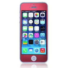 Захисне скло Remax для iPhone 5, iPhone 5S, iPhone 5SE Colorful Red, 0.2 mm, 9H