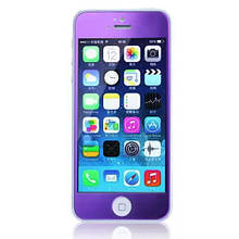 Захисне скло Remax для iPhone 5, iPhone 5S, iPhone 5SE Colorful Purple, 0.2 mm, 9H