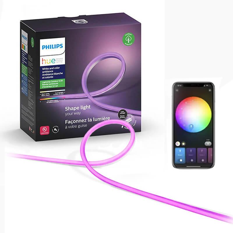 Купить Умная уличная светодиодная лента 2 метра Philips Hue Ligthstrip