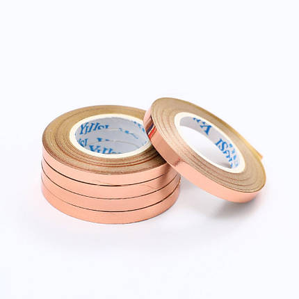 Стрічка для кульок ТЕСЬМА Рожеве золото, фото 2