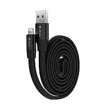 Кабель Devia Ring Y1 USB 2.0 to Lightning 2.4A 0.8M Чорний