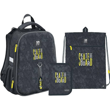 Набір рюкзак Kite + пенал + сумка для взуття SET_K22-531M-4 Skateboard, фото 2