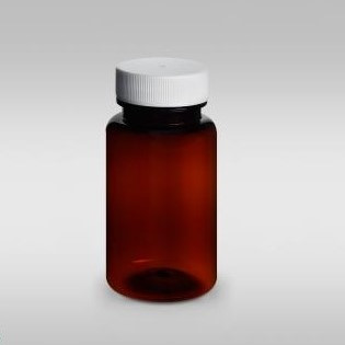 ПЕТ пляшка бурштинова, 75 мл